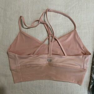 ALO Yoga Women's Pink Sports Bra